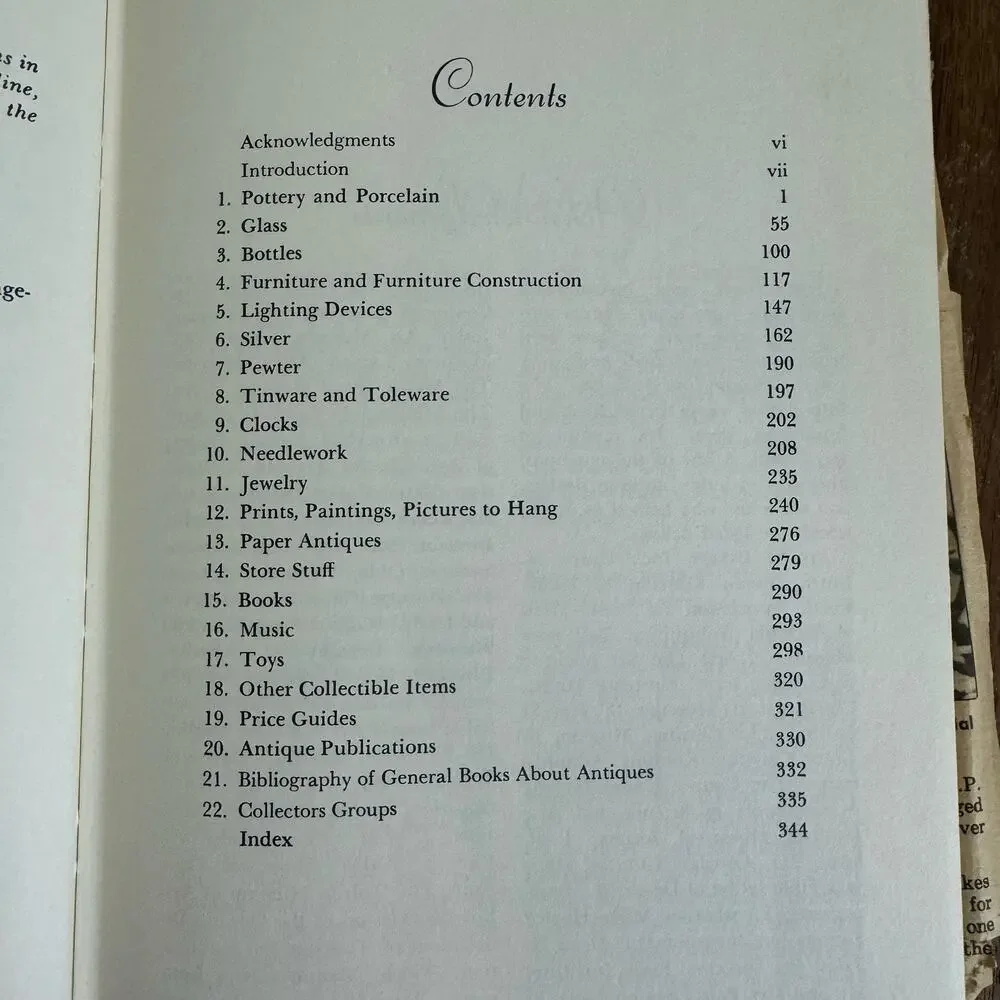 Know Your Antiques 1973 Ralph Terry Kovel Reference Identification‎ Book